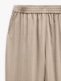 Pantalón Efecto Arrugado Cintura Elástica
