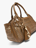Bolso Tote Perforado Con Bolso Removible M