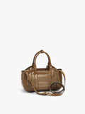 Bolso Tote Perforado Con Bolso Removible M