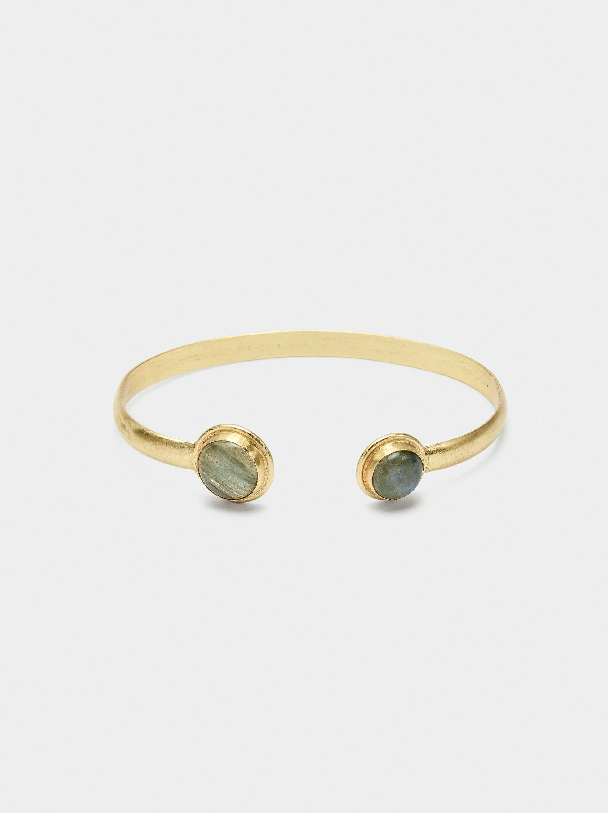 Pulsera Abierta Con Piedras
