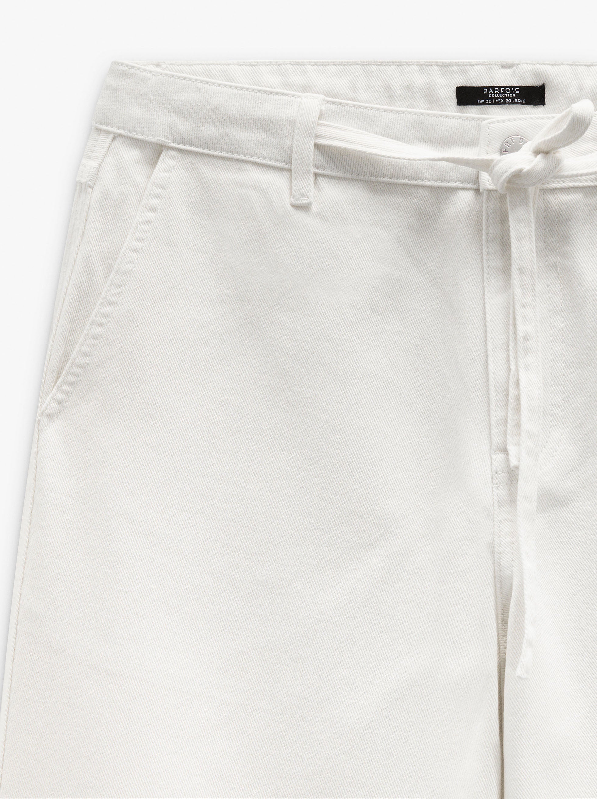Pantalón Vaquero Con Cordón Ajustable 100% Algodón