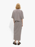 Blusa A Cuadros Vichy Con Lazo