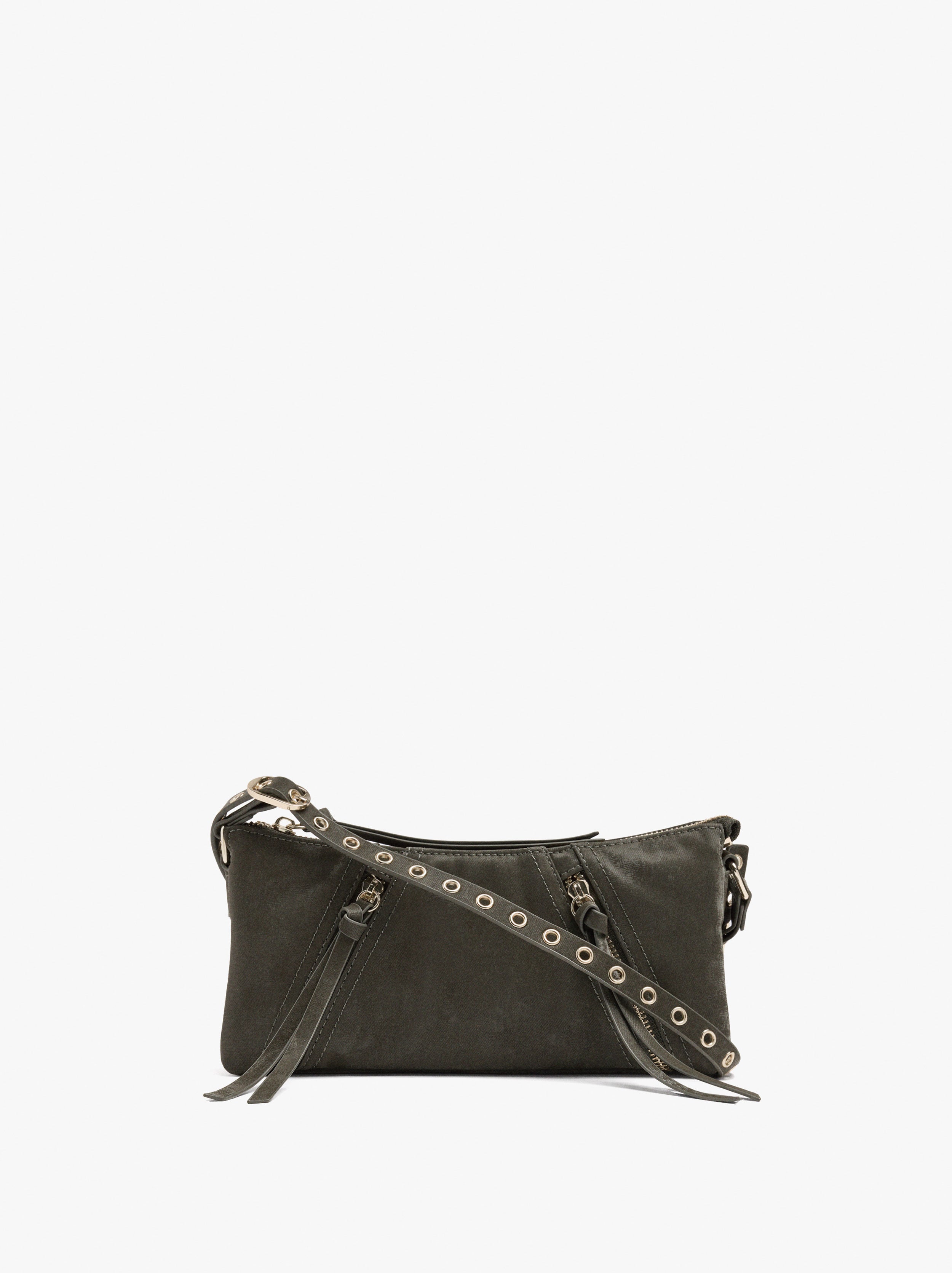 Bolso De Hombro Efecto Desgastado