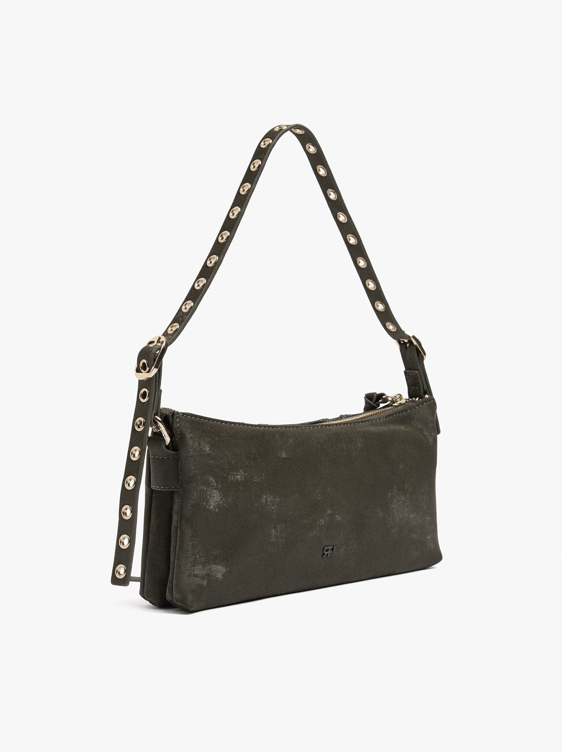 Bolso De Hombro Efecto Desgastado