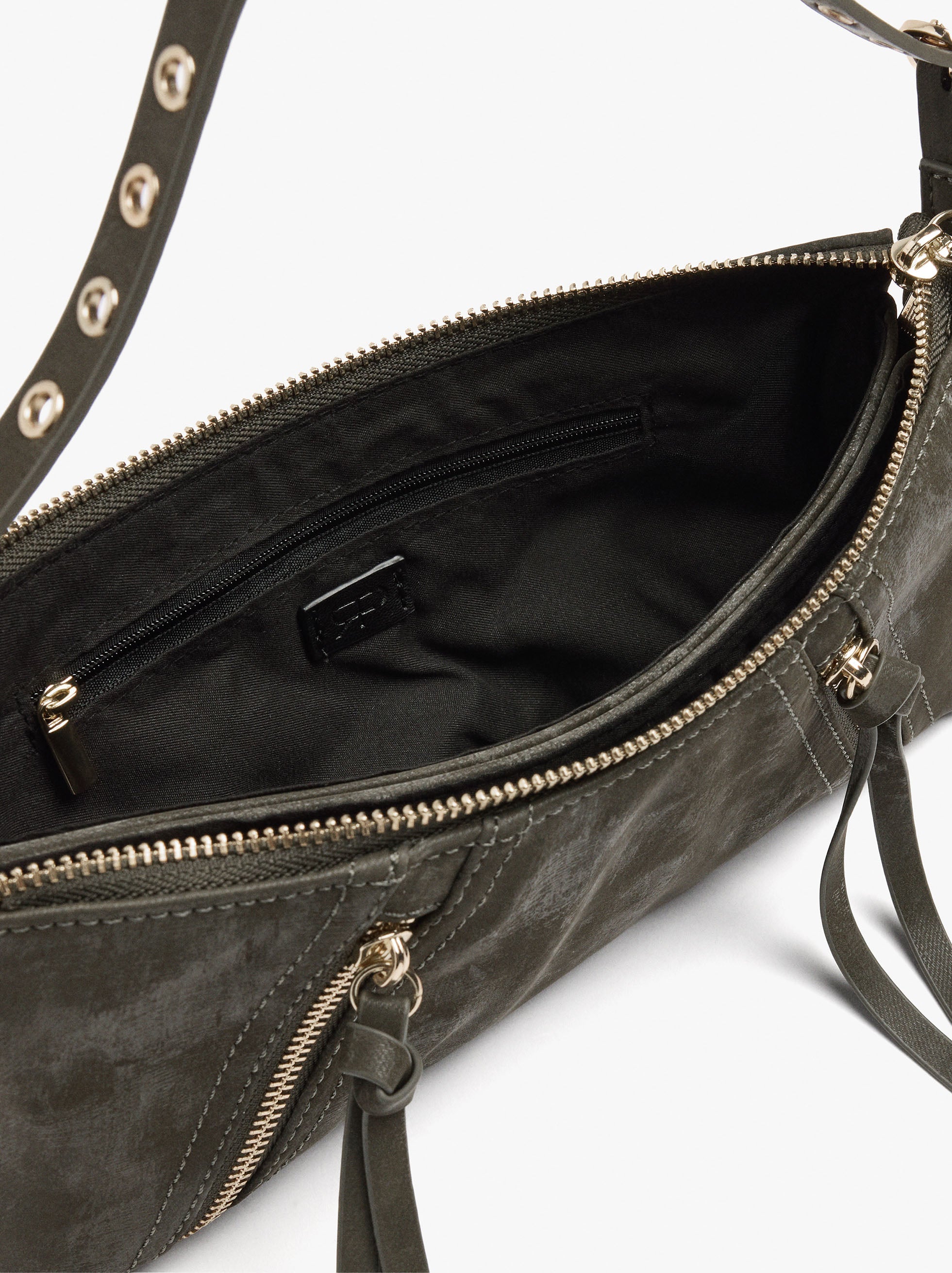 Bolso De Hombro Efecto Desgastado