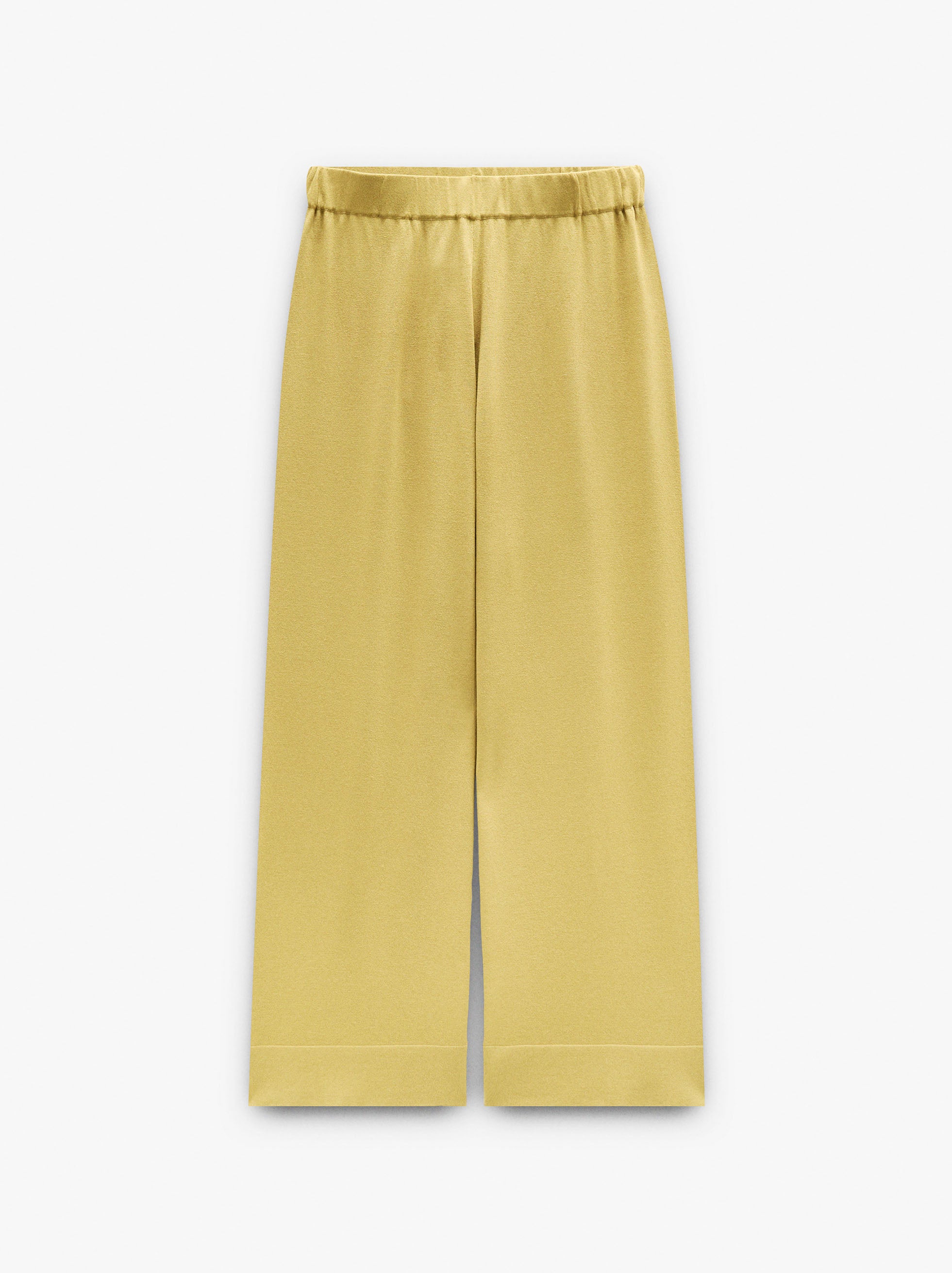 Pantalón De Punto Cintura Elástica