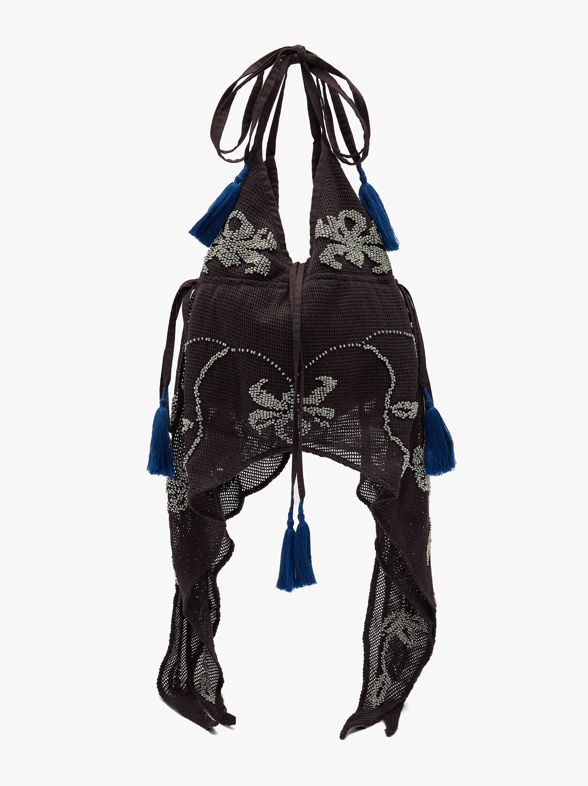 Bolso-Top De Crochet Con Cuentas