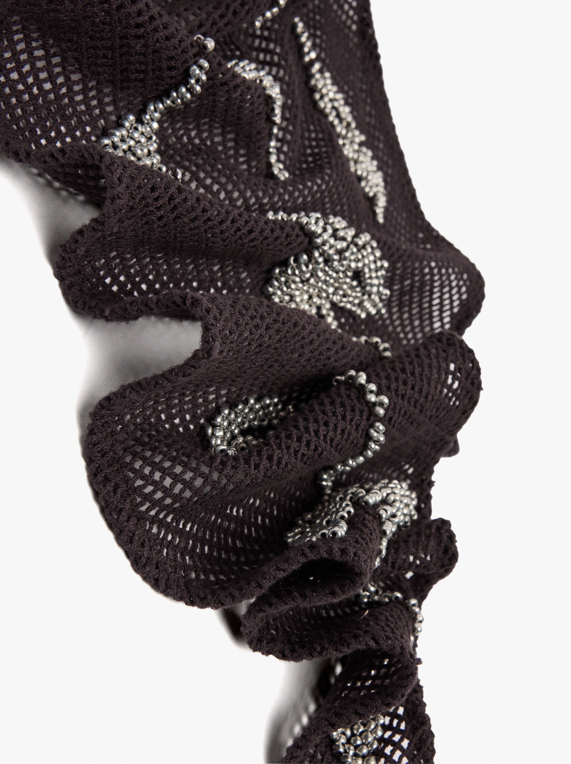 Bolso-Top De Crochet Con Cuentas