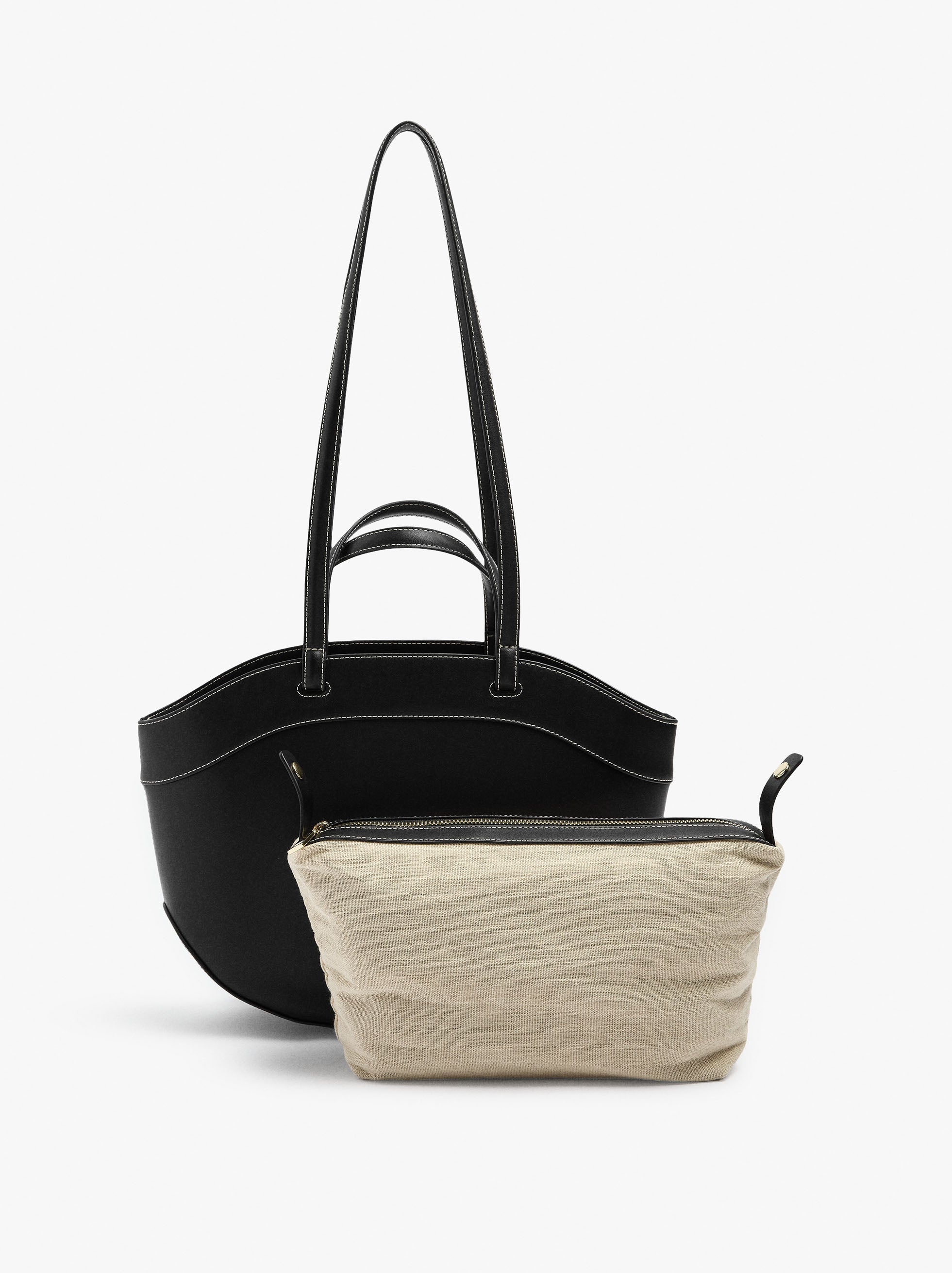 Bolso Tote Con Bolsa Removible