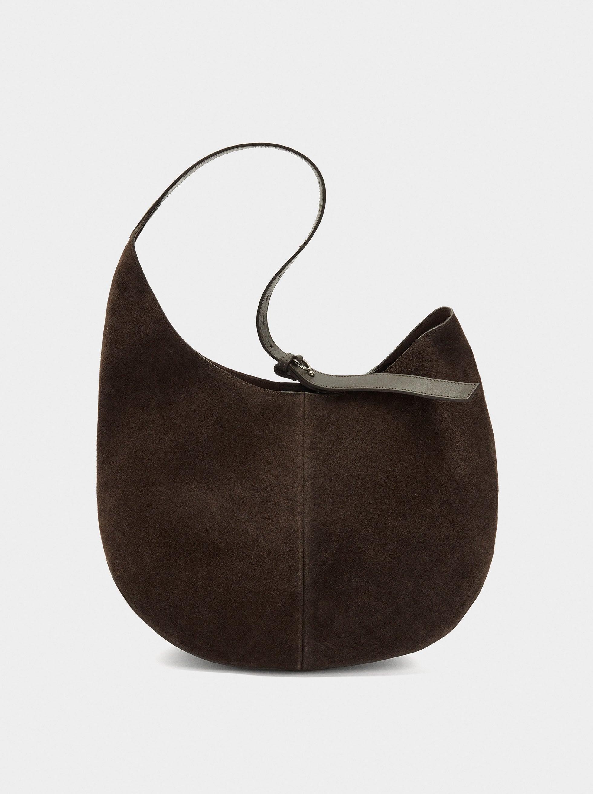 Bolso De Hombro De Piel Con Bolsa Extraíble