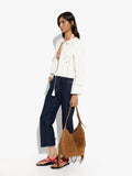 Bolso De Hombro De Piel Con Bolsa
