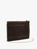 Bolso Sobre Efecto Rafia Con Colgante