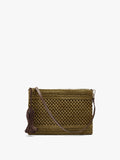 Bolso Sobre Efecto Rafia Con Colgante