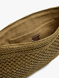 Bolso Sobre Efecto Rafia Con Colgante
