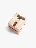 Reloj Redondo Pulsera Con Textura