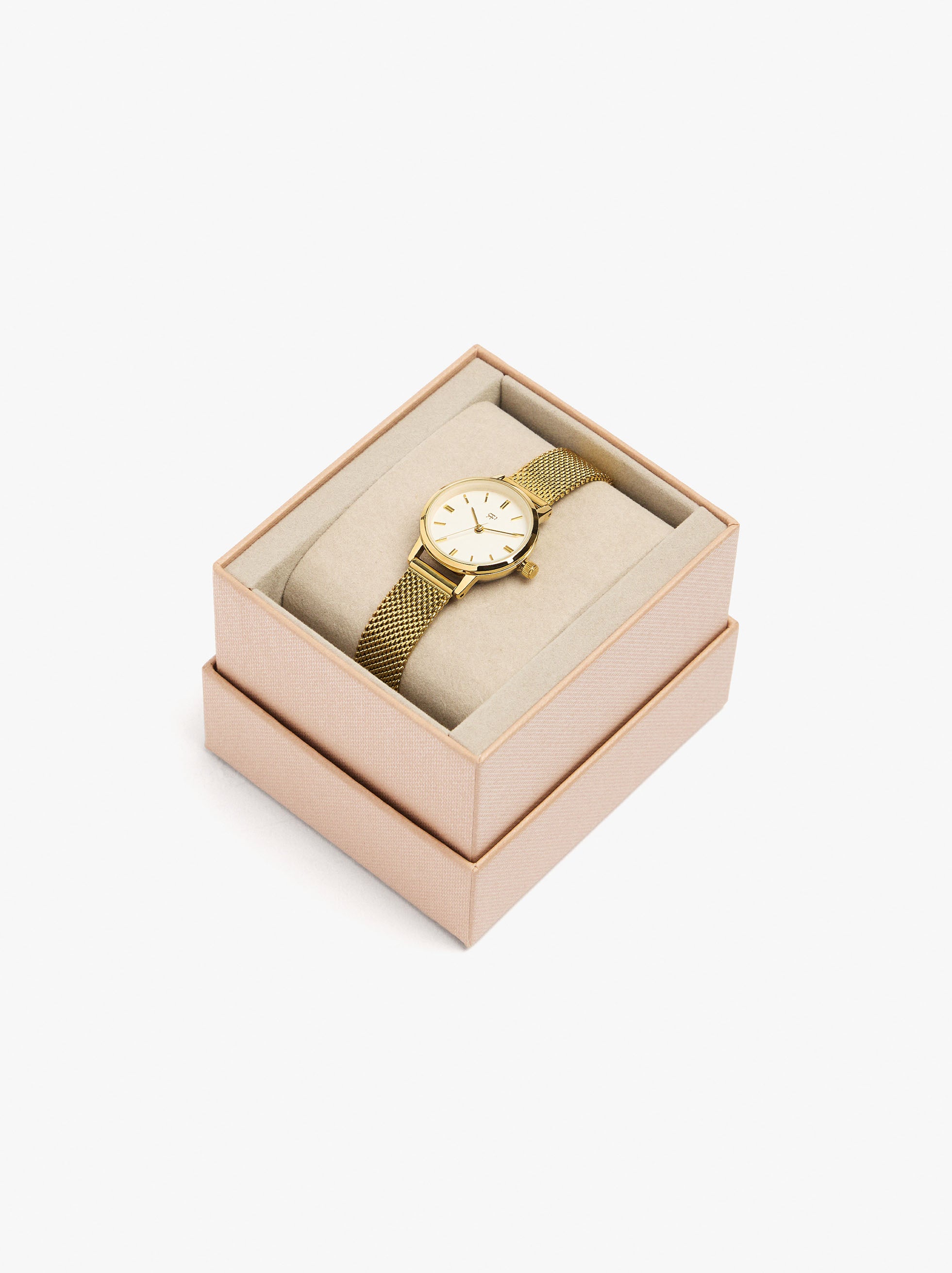Reloj Gold Tray