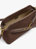 Bolso Bandolera Detalles De Piel Con Cinturón