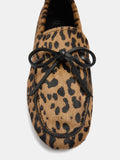Mocasines De Piel Con Estampado Animal