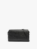 Bolso Bandolera Solapa Doble Con Efecto Craquelado