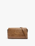 Bolso Bandolera Solapa Doble Con Efecto Craquelado