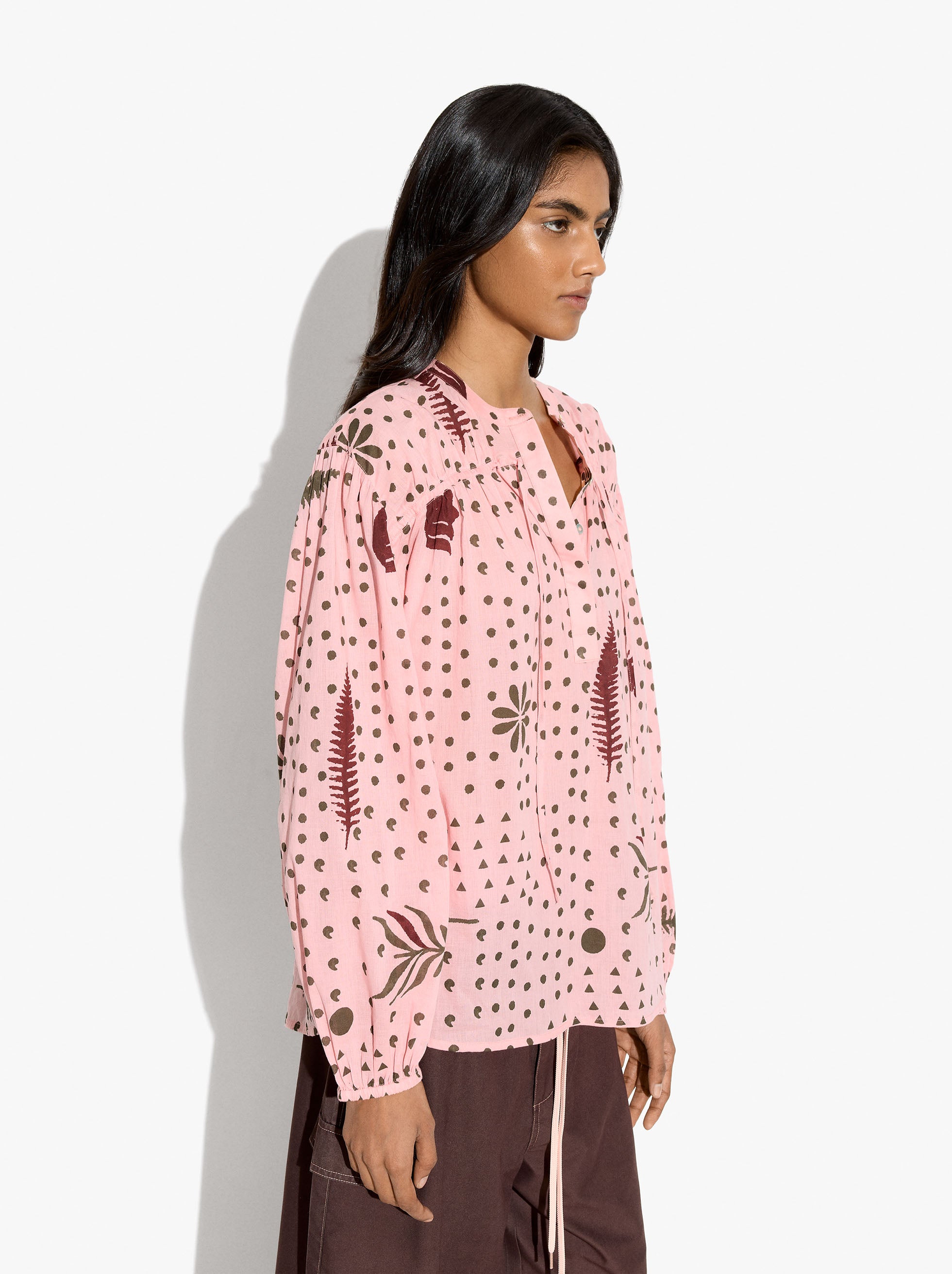 Blusa Estampada 100% Algodón