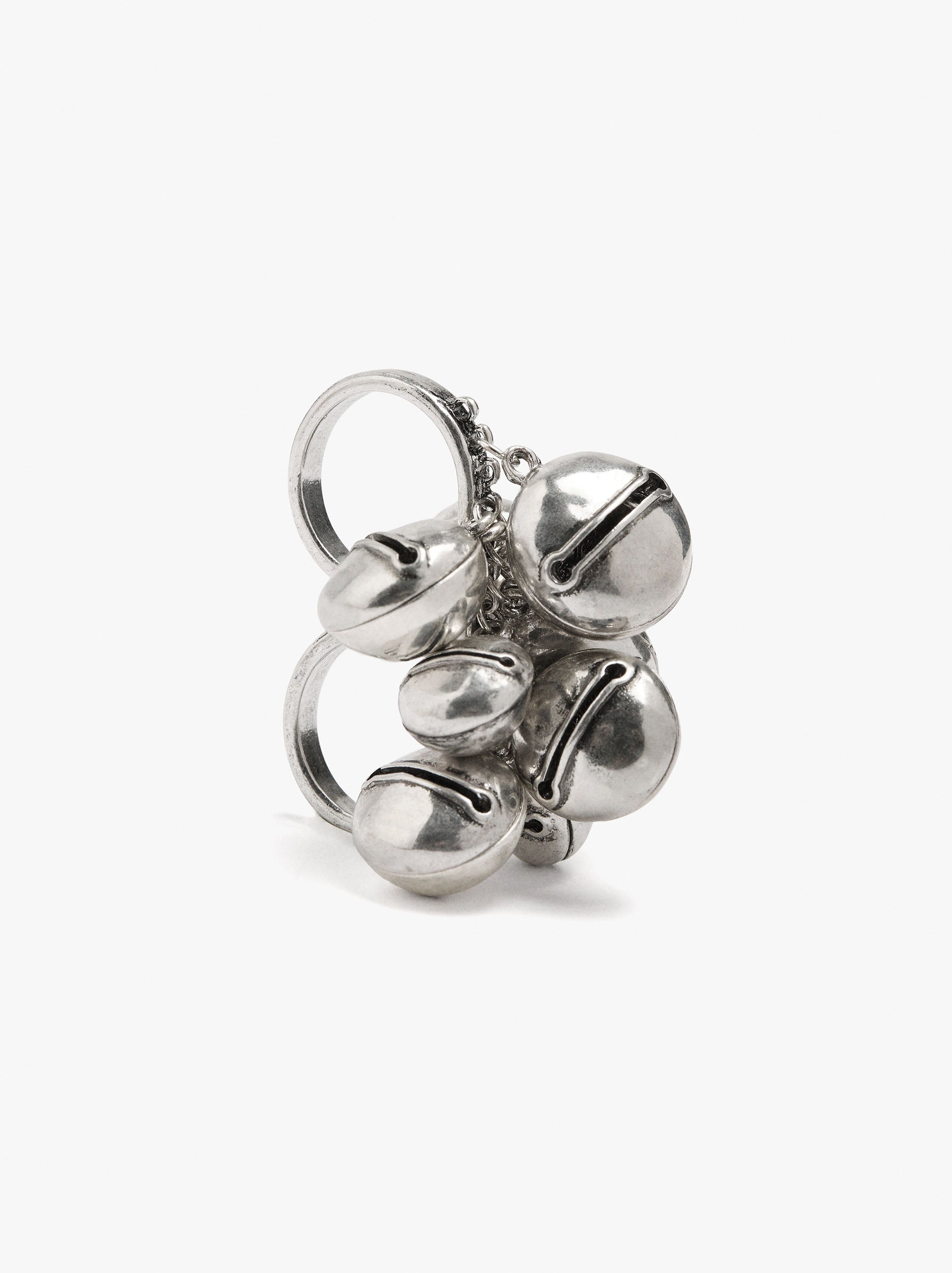 Anillo Doble Con Cascabeles