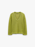 Jersey De Punto Con Cuello En Pico