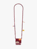 Collar Largo De Abalorios De Vidrio Con Bolsillo
