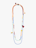 Set De Collares Con Abalorios De Vidrio Multicolor