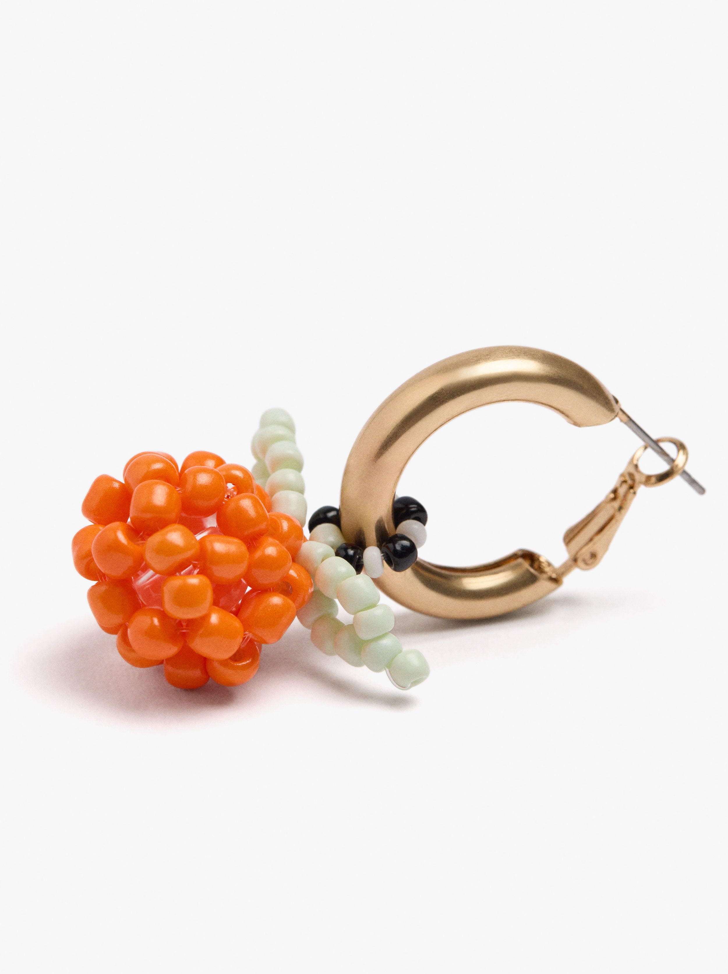 Aros Con Colgante De Missanga