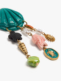 Pendientes Largos Con Charms Marinos