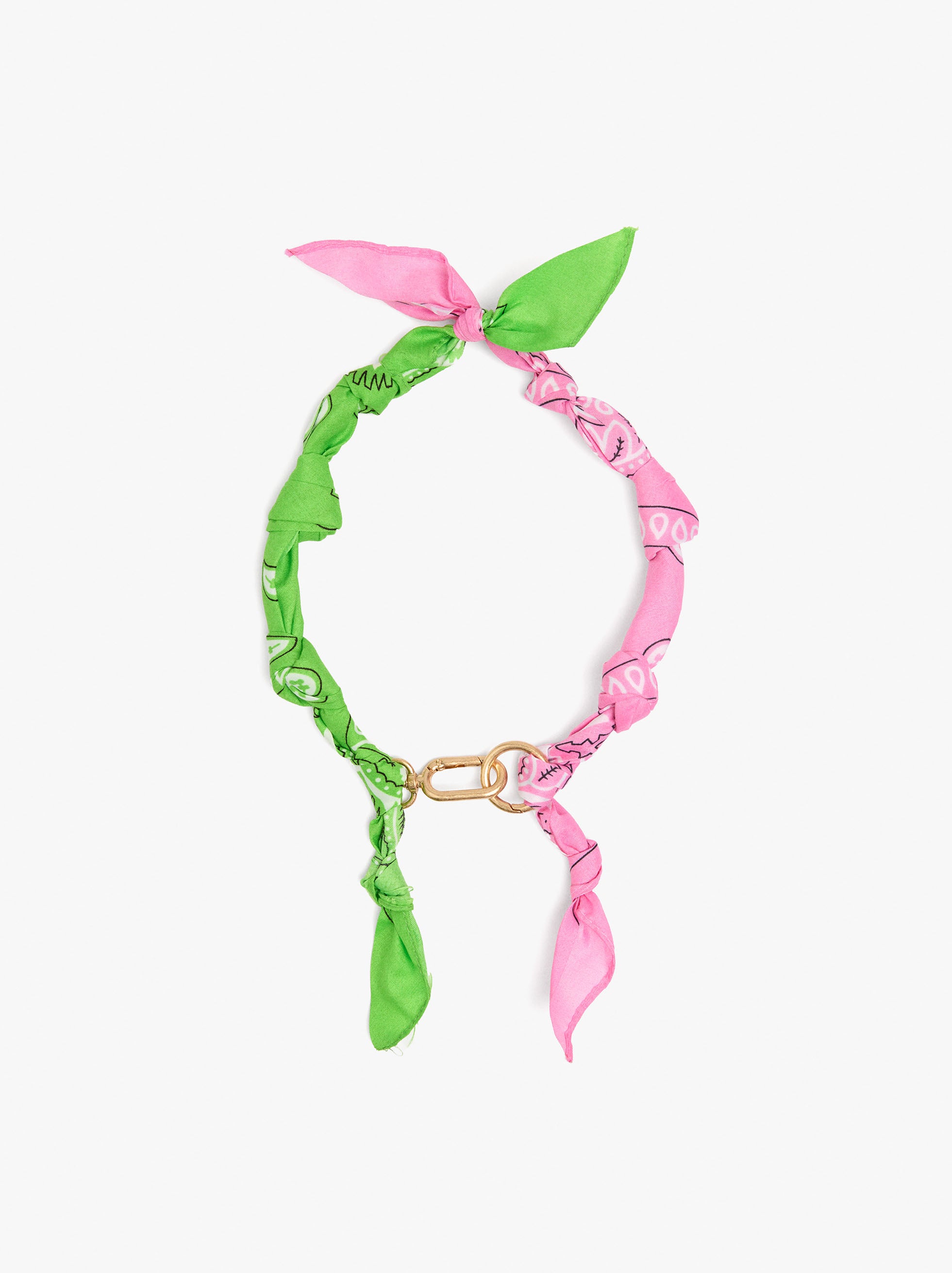 Collar - Bandana De Tela Estampada