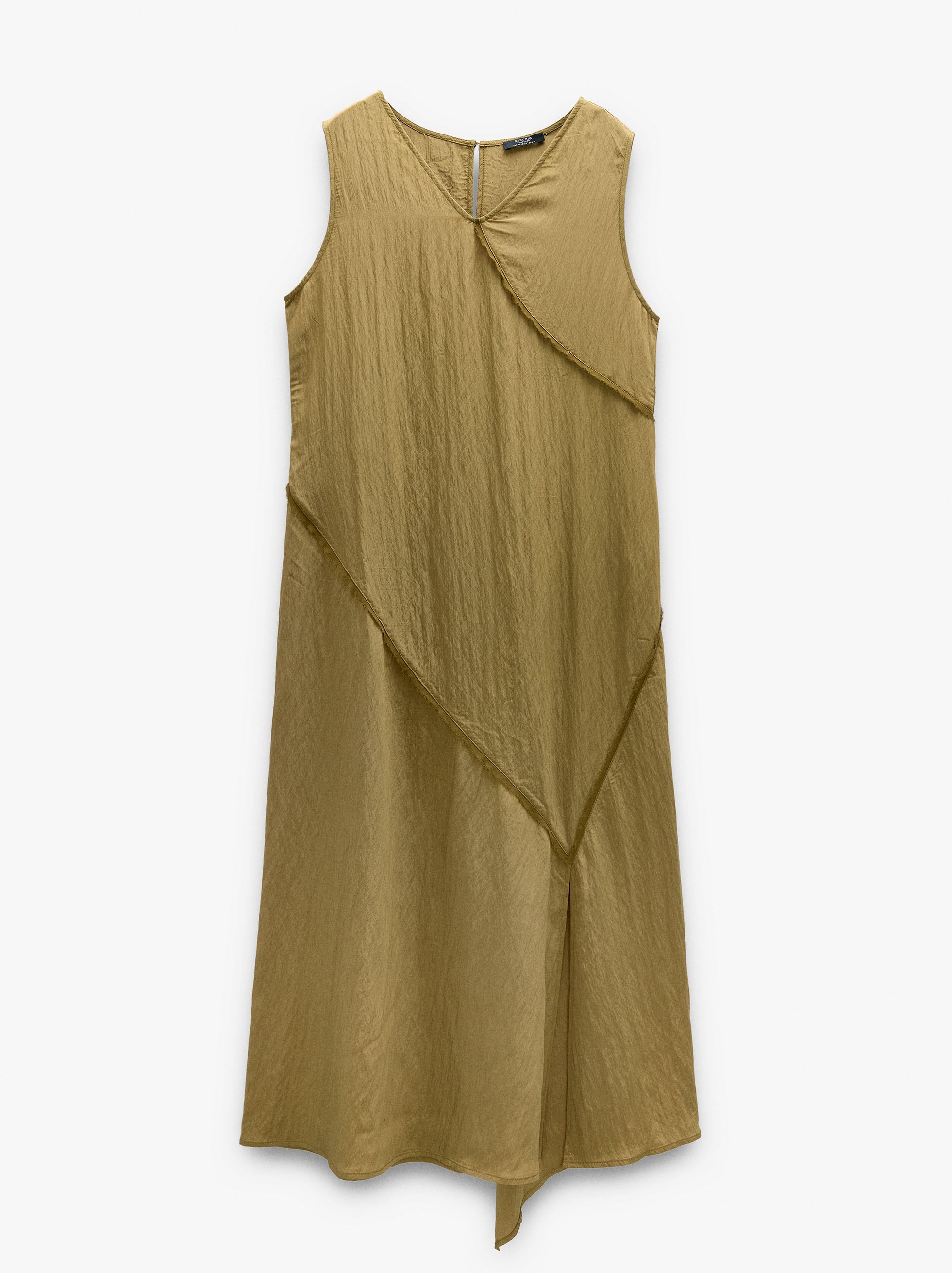 Vestido Asimétrico Efecto Arrugado
