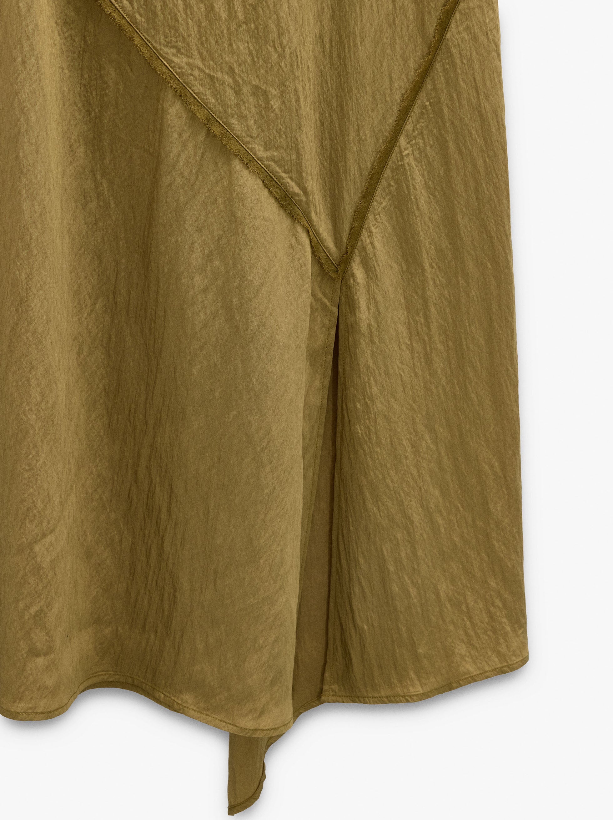 Vestido Asimétrico Efecto Arrugado