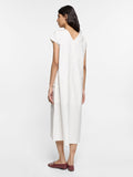 Vestido Midi Con Nudo 100% Algodón