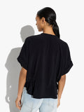 Blusa Lisa Con Fruncidos