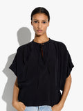 Blusa Lisa Con Fruncidos