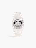 Reloj Redondo Con Pulsera Transparente