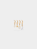 Set De Aros Con Conchas