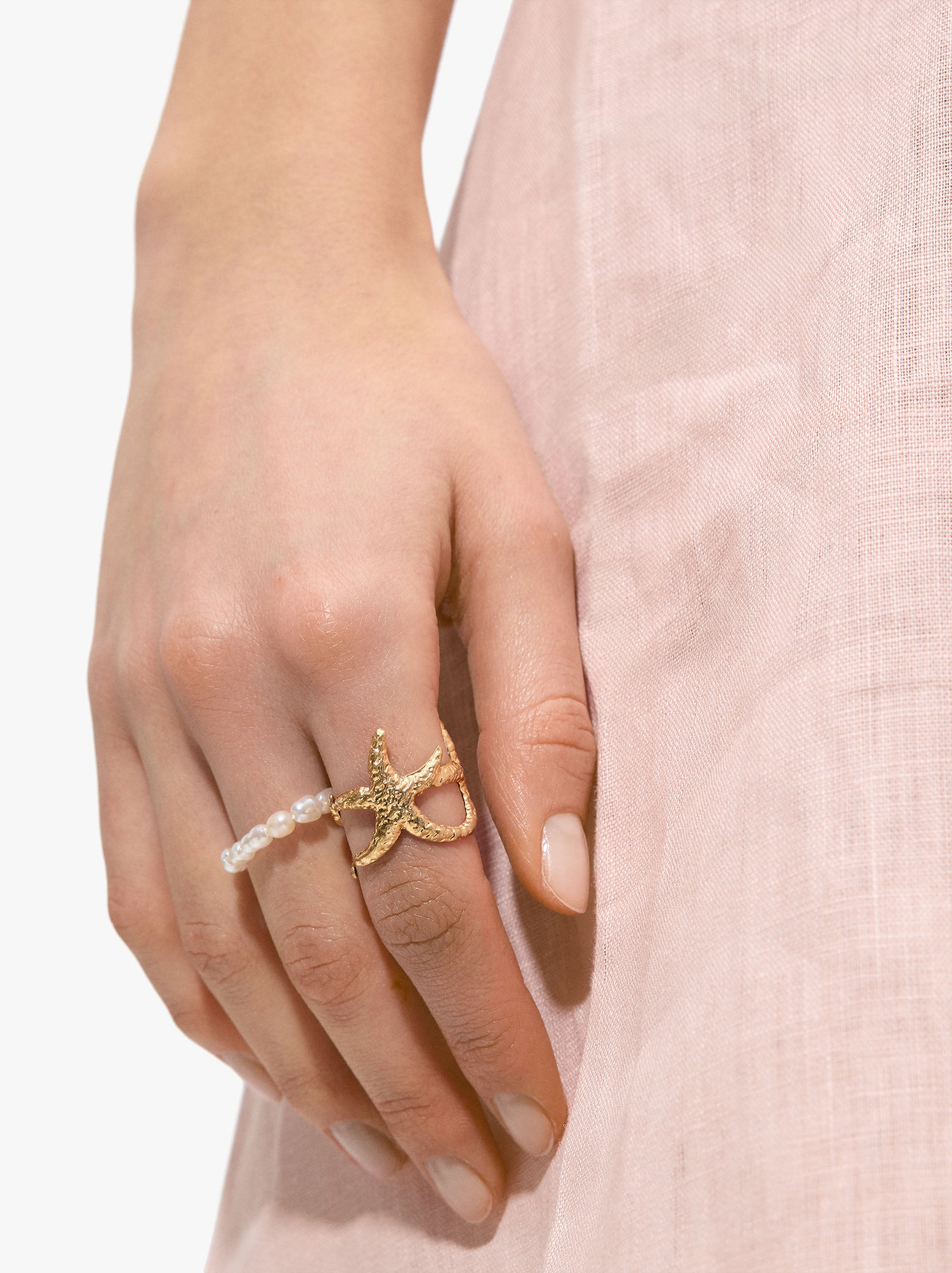 Conjunto De Anillos Golden Basics