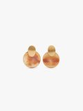 Pendientes Redondos Con Conchas