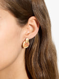 Pendientes Redondos Con Conchas
