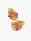 Pendientes Redondos Con Conchas
