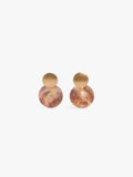 Pendientes Redondos Con Concha