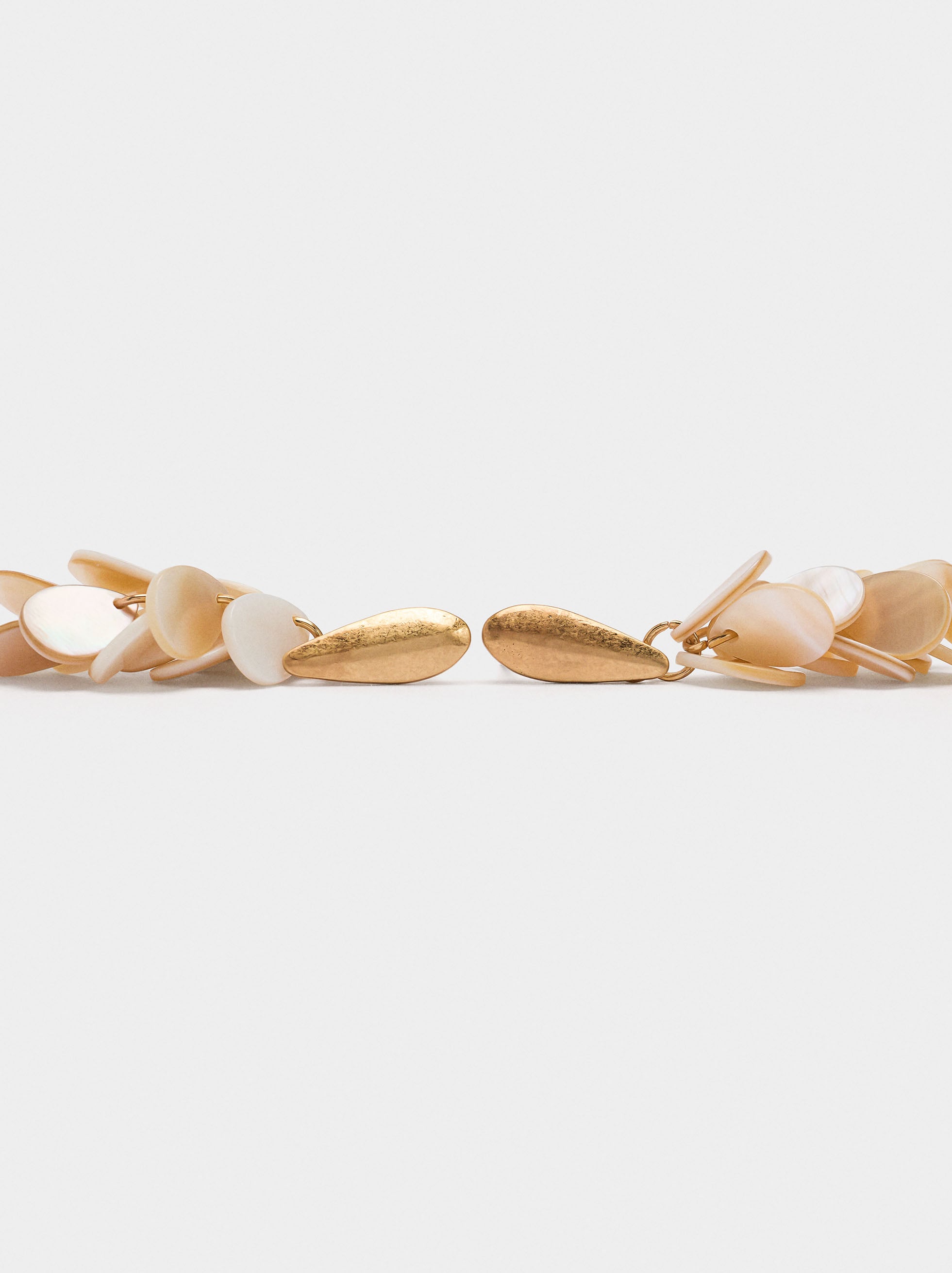 Pendientes Largos Con Conchas