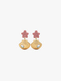 Pendientes Efecto Coral Con Conchas