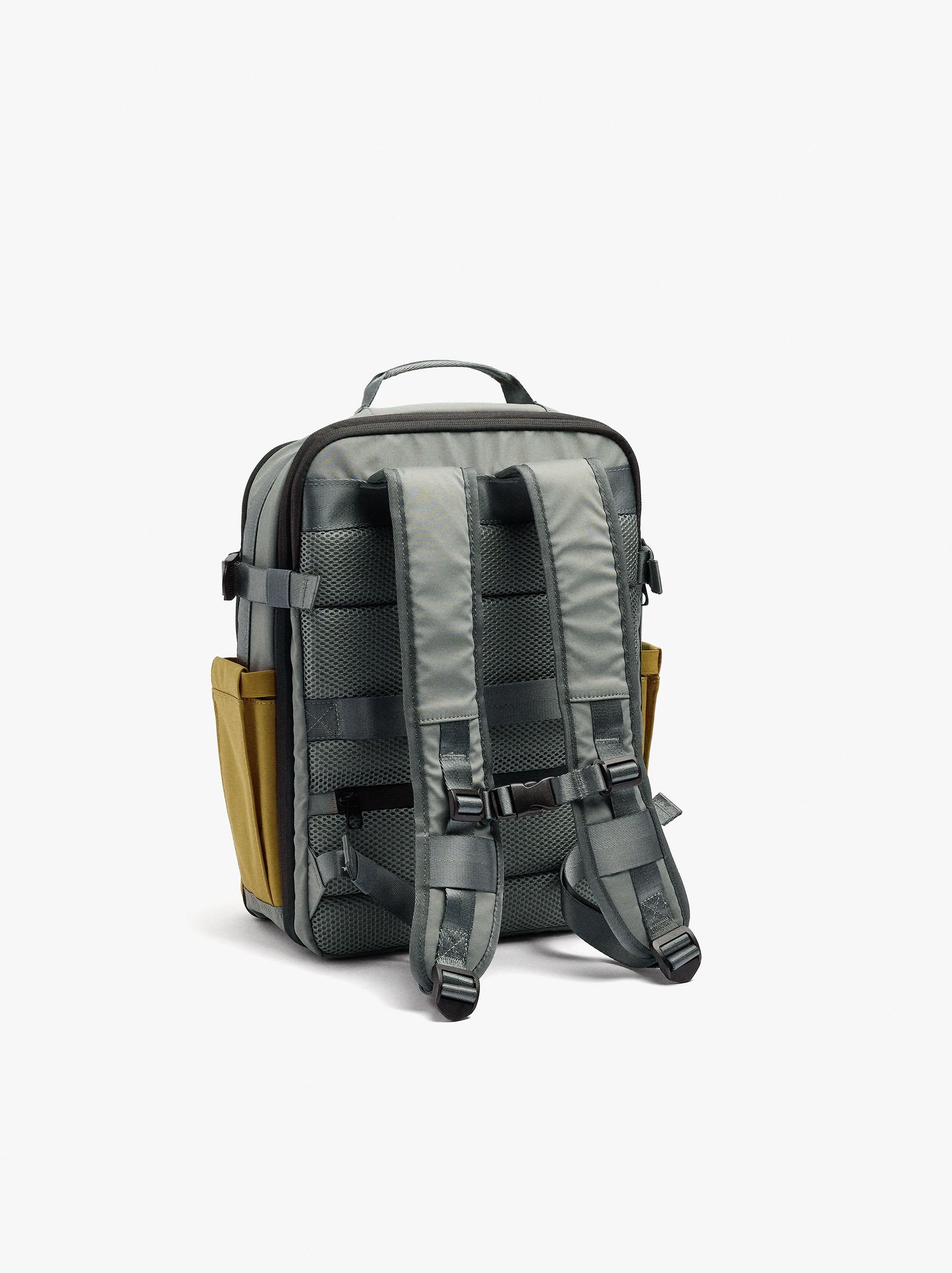 Mochila De Cabina De Nylon Color Block