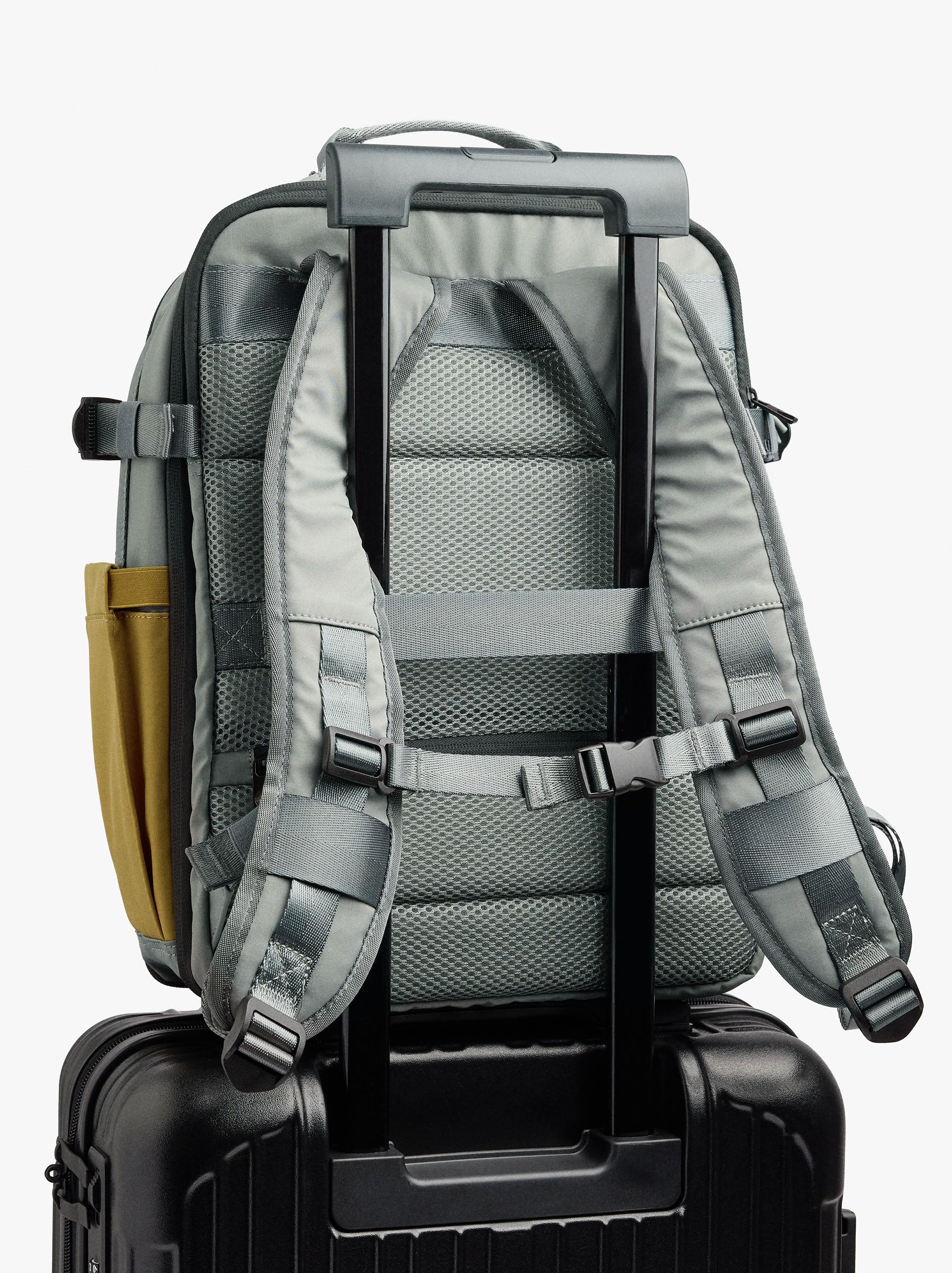 Mochila De Cabina De Nylon Color Block