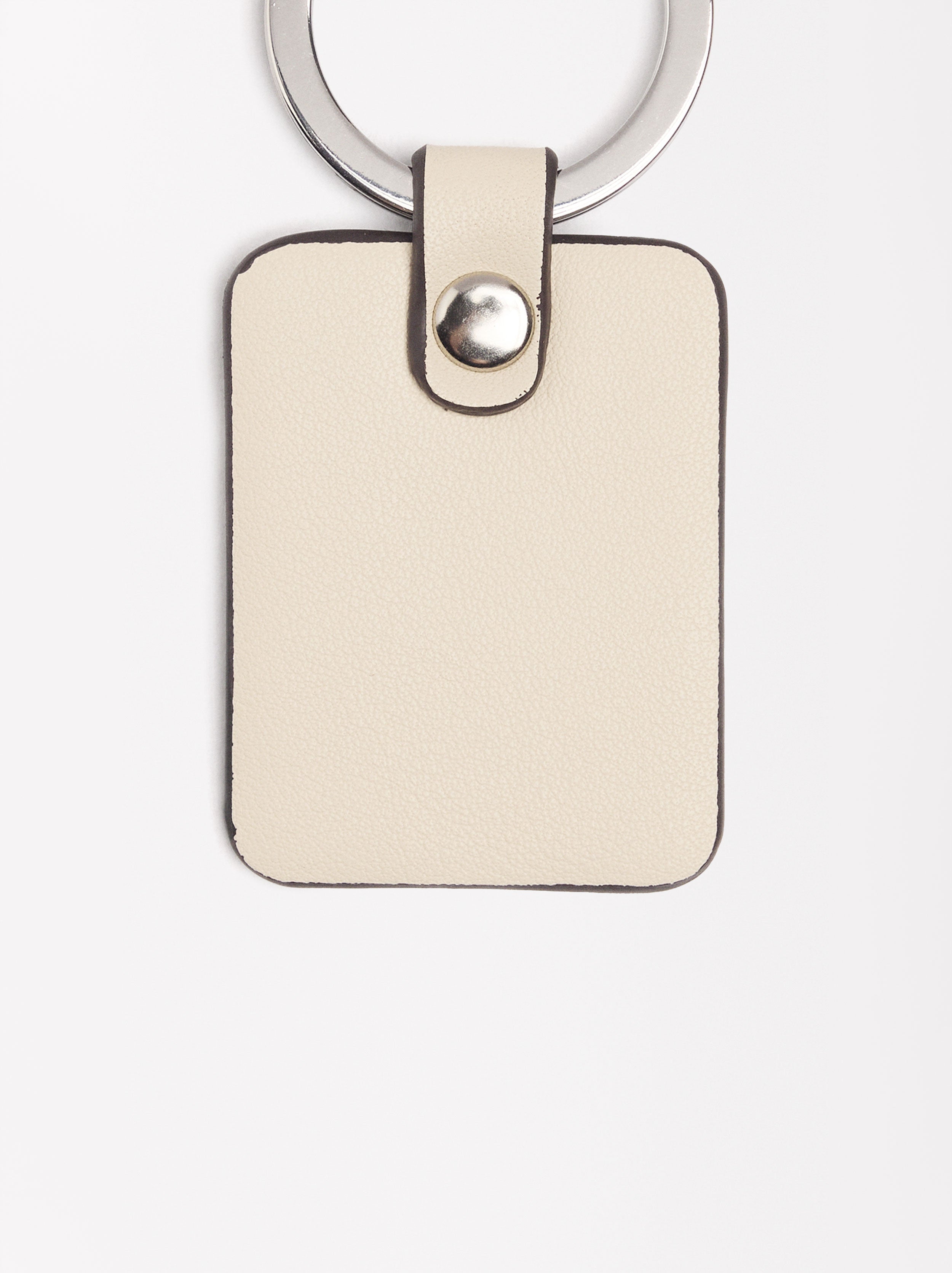 Bolso Tote Con Colgante