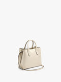 Bolso Tote Con Textura Y Penduro